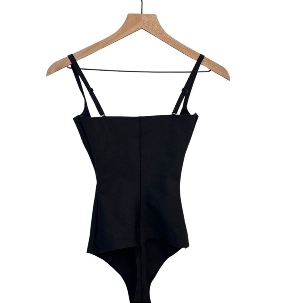 SKIMS NWT Zoned Open Bust Bodysuit - Onyx - Picture 3 of 3